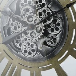 Plaques et lettrages Soldes -Plaques et lettrages Soldes horloge a rouages gris anthracite d90 1000 14 0 211273 2