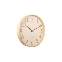 Karlsson Horloges Murales Et Horloges à Poser Horloge Aux Nombres Graphiques D40cm Beige -Plaques et lettrages Soldes horloge aux nombres graphiques d40cm beige 2