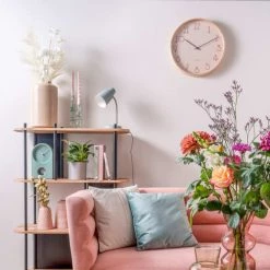 Karlsson Horloges Murales Et Horloges à Poser Horloge Aux Nombres Graphiques D40cm Beige -Plaques et lettrages Soldes horloge aux nombres graphiques d40cm beige 5