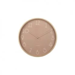 Karlsson Horloges Murales Et Horloges à Poser Horloge Aux Nombres Graphiques D40cm Rose Pastel