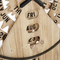 Maisons Du Monde Horloges Murales Et Horloges à Poser Horloge Avec Calendrier Perpétuel Bicolore D90 -Plaques et lettrages Soldes horloge avec calendrier perpetuel bicolore d90 1000 16 12 200174 2