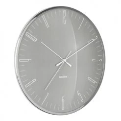 Present Time Horloges Murales Et Horloges à Poser Horloge Avec Dôme Bombé En Verre D40 -Plaques et lettrages Soldes horloge avec dome bombe en verre d40 4