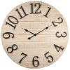 Maisons Du Monde Horloges Murales Et Horloges à Poser Horloge Beige Et Noire D83 -Plaques et lettrages Soldes horloge beige et noire d83 1000 11 24 214126 1