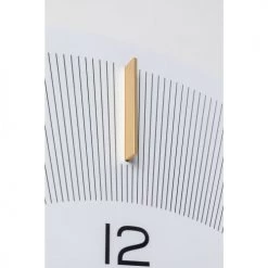Kare Design Horloges Murales Et Horloges à Poser Horloge Blanche Et Dorée D60 -Plaques et lettrages Soldes horloge blanche et doree d60 4