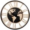 Maisons Du Monde Horloges Murales Et Horloges à Poser Horloge Carte Du Monde Bicolore D60