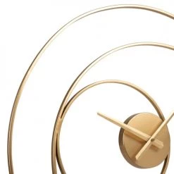 Plaques et lettrages Soldes -Plaques et lettrages Soldes horloge cercles en metal dore d60 1000 5 40 215208 3