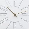 Kare Design Horloges Murales Et Horloges à Poser Horloge Cubique Blanche 19x19 -Plaques et lettrages Soldes horloge cubique blanche 19x19 1
