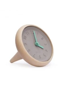 Gone's Horloges Murales Et Horloges à Poser Horloge De Table En Bois Et Béton -Plaques et lettrages Soldes horloge de table en bois et beton 17