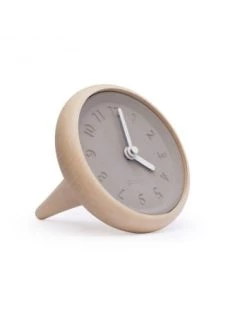 Gone's Horloges Murales Et Horloges à Poser Horloge De Table En Bois Et Béton -Plaques et lettrages Soldes horloge de table en bois et beton 18