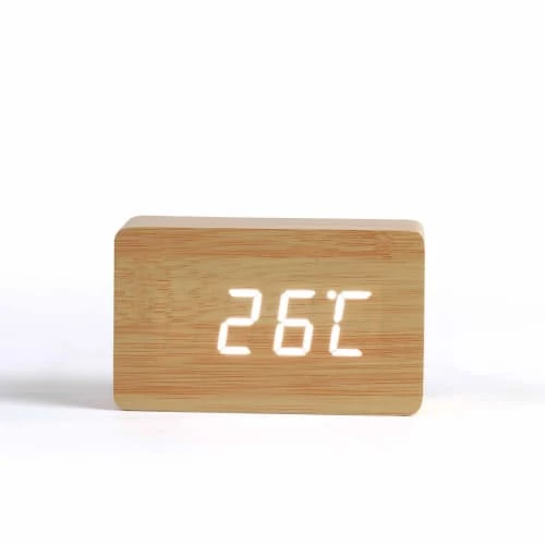 Livoo Horloges Murales Et Horloges à Poser Horloge Digitale Aspect Bois Clair En Plastique Beige 4 Livoo Horloges Murales Et Horloges à Poser Horloge Digitale Aspect Bois Clair En Plastique Beige – Image 2