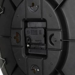 Mica Decorations Horloges Murales Et Horloges à Poser Horloge En Aluminium Noir -Plaques et lettrages Soldes horloge en aluminium noir 4