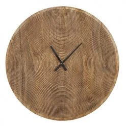 Maisons Du Monde Horloges Murales Et Horloges à Poser Horloge En Bois De Manguier Gravé D85