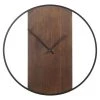 Maisons Du Monde Horloges Murales Et Horloges à Poser Horloge En Bois De Manguier Marron Et Métal Noir D85 -Plaques et lettrages Soldes horloge en bois de manguier marron et metal noir d85 1000 6 0 220785 1