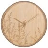 Maisons Du Monde Horloges Murales Et Horloges à Poser Horloge En Bois De Pin Motif Floral Gravé Beige D40 -Plaques et lettrages Soldes horloge en bois de pin motif floral grave beige d40 1000 8 9 225632 1