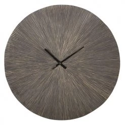 Maisons Du Monde Horloges Murales Et Horloges à Poser Horloge En Bois Noir Et Doré D85