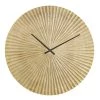 Maisons Du Monde Horloges Murales Et Horloges à Poser Horloge En Fonte D'aluminium Effet Plissé Doré D74