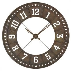 Maisons Du Monde Horloges Murales Et Horloges à Poser Horloge En Métal Ajouré Effet Vieilli D144