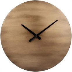 Maisons Du Monde Horloges Murales Et Horloges à Poser Horloge En Métal Brossé Doré Et Noir D45