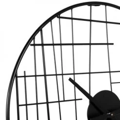 Maisons Du Monde Horloges Murales Et Horloges à Poser Horloge En Métal Filaire Noir D55 -Plaques et lettrages Soldes horloge en metal filaire noir d55 1000 1 15 227852 3