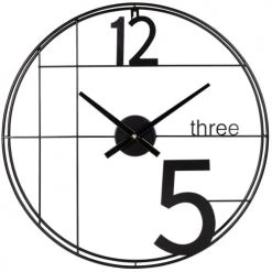 Maisons Du Monde Horloges Murales Et Horloges à Poser Horloge En Métal Noir D50