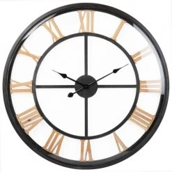 Maisons Du Monde Horloges Murales Et Horloges à Poser Horloge En Métal Noir D80