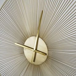 Maisons Du Monde Horloges Murales Et Horloges à Poser Horloge Filaire En Métal Doré D90 -Plaques et lettrages Soldes horloge filaire en metal dore d90 1000 1 9 209560 2