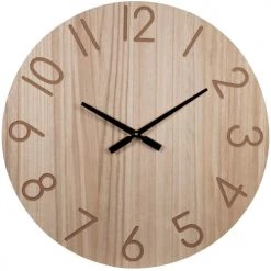 Maisons Du Monde Horloges Murales Et Horloges à Poser Horloge Gravée Beige D60
