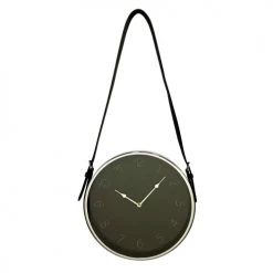 EMDE Horloges Murales Et Horloges à Poser Horloge Laniere En Métal Noir