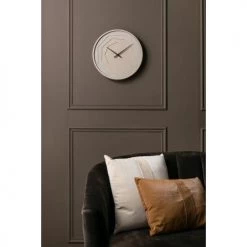 Present Time Horloges Murales Et Horloges à Poser Horloge Layered Origami Mdf Gris -Plaques et lettrages Soldes horloge layered origami mdf gris 4