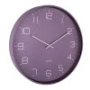 Present Time Horloges Murales Et Horloges à Poser Horloge Lofty Violette D40 -Plaques et lettrages Soldes horloge lofty violette d40