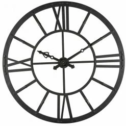 Maisons Du Monde Horloges Murales Et Horloges à Poser Horloge Lumineuse En Métal Noir D.121cm
