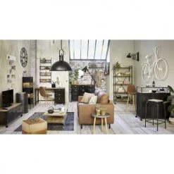 Maisons Du Monde Horloges Murales Et Horloges à Poser Horloge Lumineuse En Métal Noir D.121cm 13 Maisons Du Monde Horloges Murales Et Horloges à Poser Horloge Lumineuse En Métal Noir D.121cm -Plaques et lettrages Soldes horloge lumineuse en metal noir d 121cm 1000 8 25 165214 6