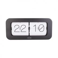 Present Time Horloges Murales Et Horloges à Poser Horloge Matiz Bambou Bambou Noir -Plaques et lettrages Soldes horloge matiz bambou bambou noir 2