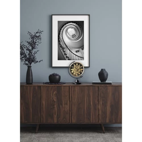 EMDE Horloges Murales Et Horloges à Poser Horloge Mécanisme Sur Pied En Métal Noir 4 EMDE Horloges Murales Et Horloges à Poser Horloge Mécanisme Sur Pied En Métal Noir – Image 2