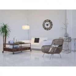 Ceanothe Horloges Murales Et Horloges à Poser Horloge Métal Noir D60 -Plaques et lettrages Soldes horloge metal noir d60 3