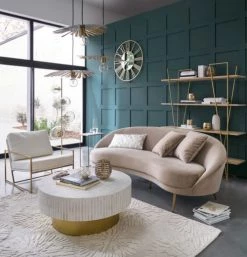 Maisons Du Monde Horloges Murales Et Horloges à Poser Horloge Miroir En Métal Doré D92 -Plaques et lettrages Soldes horloge miroir en metal dore d92 1000 0 30 200192 3