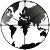 Maisons Du Monde Horloges Murales Et Horloges à Poser Horloge Monde En Métal Noir D61 -Plaques et lettrages Soldes horloge monde en metal noir d61 1000 12 3 226979 1