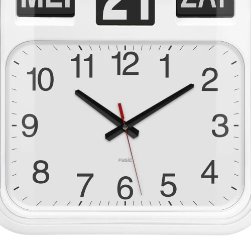 Fysic Horloges Murales Et Horloges à Poser Horloge Murale Analogique Extralarge Avec Jour Et Date 6 Fysic Horloges Murales Et Horloges à Poser Horloge Murale Analogique Extralarge Avec Jour Et Date – Image 4