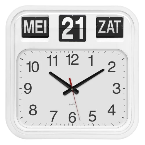 Fysic Horloges Murales Et Horloges à Poser Horloge Murale Analogique Extralarge Avec Jour Et Date 3 Fysic Horloges Murales Et Horloges à Poser Horloge Murale Analogique Extralarge Avec Jour Et Date