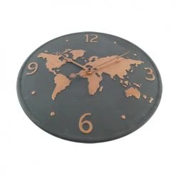 Mobili Rebecca Horloges Murales Et Horloges à Poser Horloge Murale Carte Du Monde En Métal Gris Foncé Et Cuivre ø 45 Cm 10 Mobili Rebecca Horloges Murales Et Horloges à Poser Horloge Murale Carte Du Monde En Métal Gris Foncé Et Cuivre ø 45 Cm -Plaques et lettrages Soldes horloge murale carte du monde en metal gris fonce et cuivre oe 45 cm 2