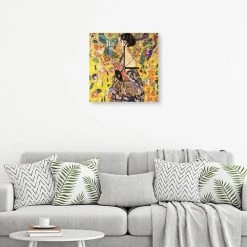 Legendarte Horloges Murales Et Horloges à Poser Horloge Murale Dame Avec Un éventail Gustav Klimt 30x30cm 8 Legendarte Horloges Murales Et Horloges à Poser Horloge Murale Dame Avec Un éventail Gustav Klimt 30x30cm -Plaques et lettrages Soldes horloge murale dame avec un eventail gustav klimt 30x30cm 2