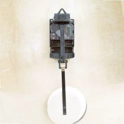 Mobili Rebecca Horloges Murales Et Horloges à Poser Horloge Murale Effet Bois Sculpté Blanc Et Marron ø 50 Cm -Plaques et lettrages Soldes horloge murale effet bois sculpte blanc et marron oe 50 cm 5