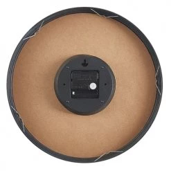 Beliani Horloges Murales Et Horloges à Poser Horloge Murale Effet Marbre Gris Et Noir ø 33 Cm -Plaques et lettrages Soldes horloge murale effet marbre gris et noir oe 33 cm 3