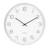 Karlsson Horloges Murales Et Horloges à Poser Horloge Murale En Acier Blanc -Plaques et lettrages Soldes horloge murale en acier blanc 3
