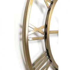 Kare Design Horloges Murales Et Horloges à Poser Horloge Murale En Acier Doré D41 -Plaques et lettrages Soldes horloge murale en acier dore d41 3