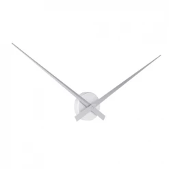 Present Time Horloges Murales Et Horloges à Poser Horloge Murale En Aluminium En Argent D78 -Plaques et lettrages Soldes horloge murale en aluminium en argent d78 1