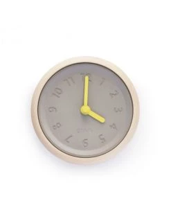 Gone's Horloges Murales Et Horloges à Poser Horloge Murale En Bois Et Béton Aiguilles Jaunes