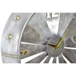 Wadiga Horloges Murales Et Horloges à Poser Horloge Murale En Métal Galvanisé Gris D41 -Plaques et lettrages Soldes horloge murale en metal galvanise gris d41 2