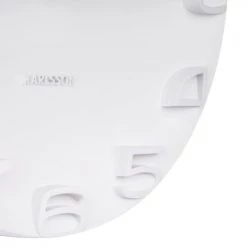 Present Time Horloges Murales Et Horloges à Poser Horloge Murale En Plastique Blanc D42 -Plaques et lettrages Soldes horloge murale en plastique blanc d42 5