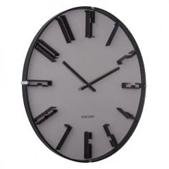 Present Time Horloges Murales Et Horloges à Poser Horloge Murale En Verre D40 -Plaques et lettrages Soldes horloge murale en verre d40 4